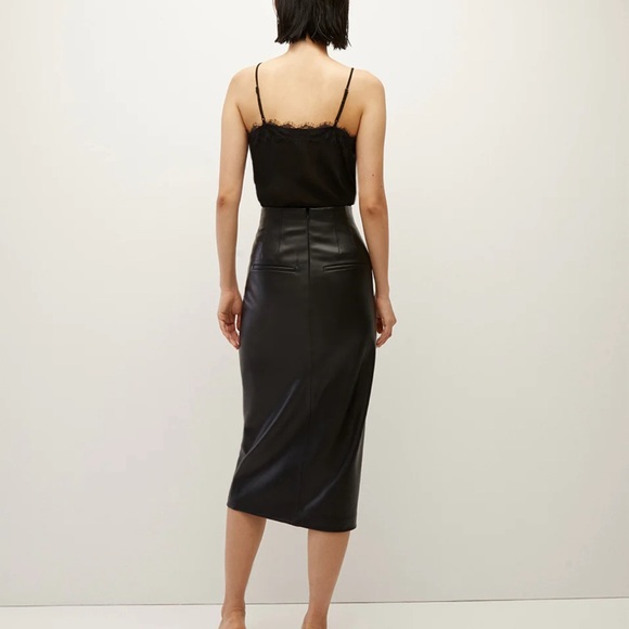 BARRIE VEGAN LEATHER SKIRT - Picture 7 of 8